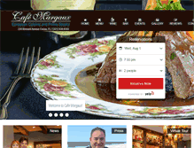 Tablet Screenshot of margaux.com